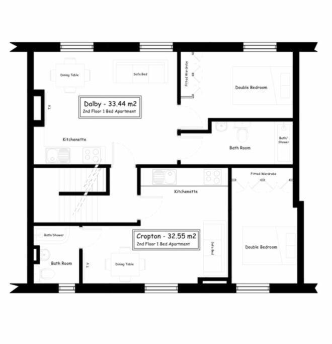 Lettered Board Apartments 1, 2 & 3 بيكرينغ المظهر الخارجي الصورة